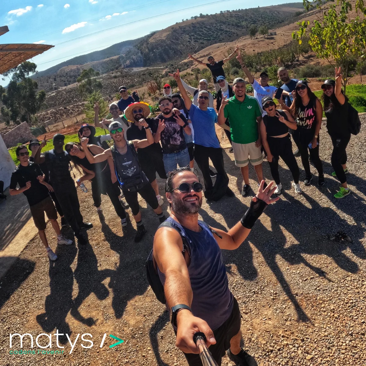 Team Building (marche nordique ) de matys ESn marocaine